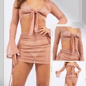 Metallic two piece set | NWT